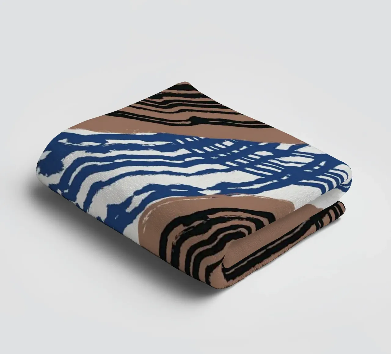 Line abstraction 03 towel by Little Dean