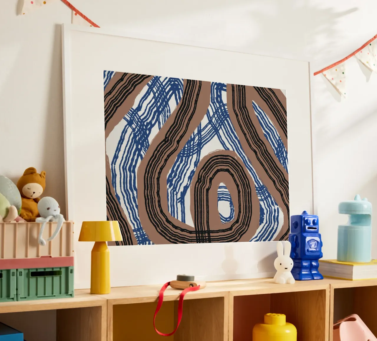 Line abstraction 03 hahnemühle by Little Dean
