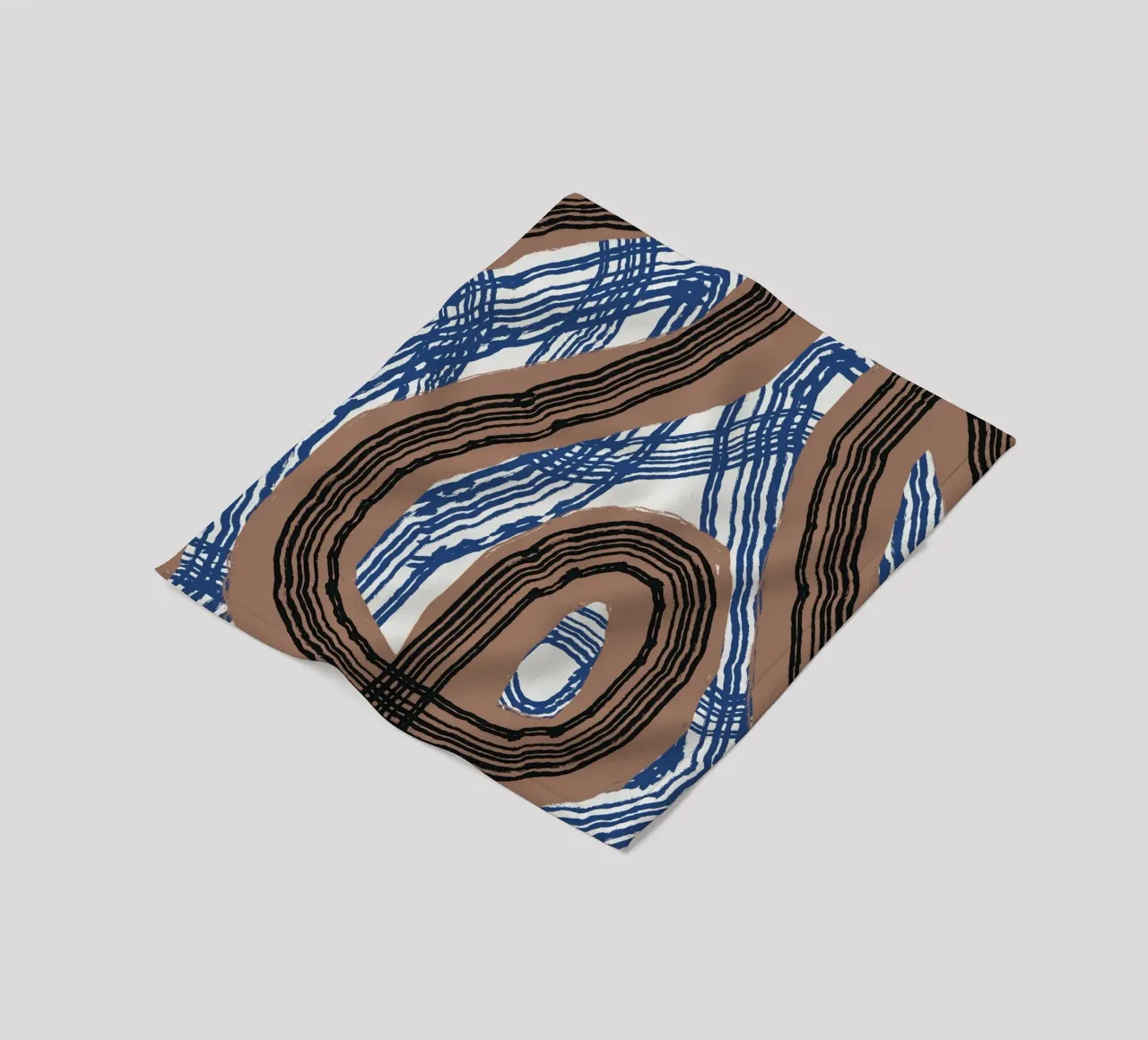 Astrazione delle linee 03 coperta in pile da Little Dean