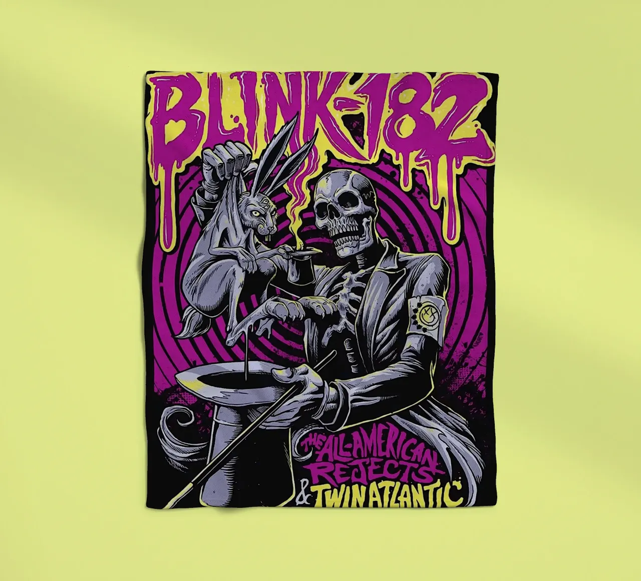Blink-182-Band Fleecedecke von vanhesling
