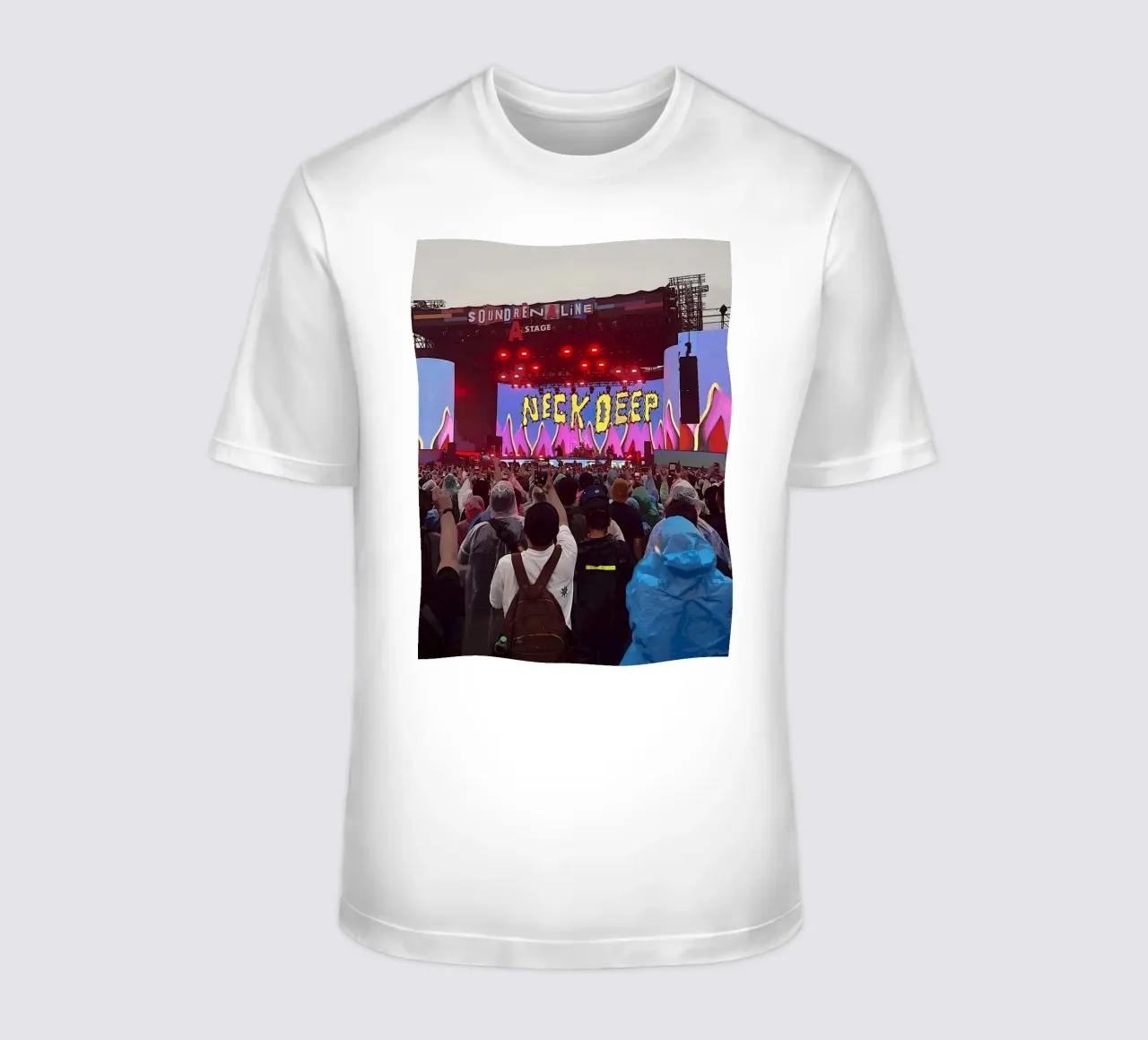 Fascia di profondità del collo t-shirt da vanhesling