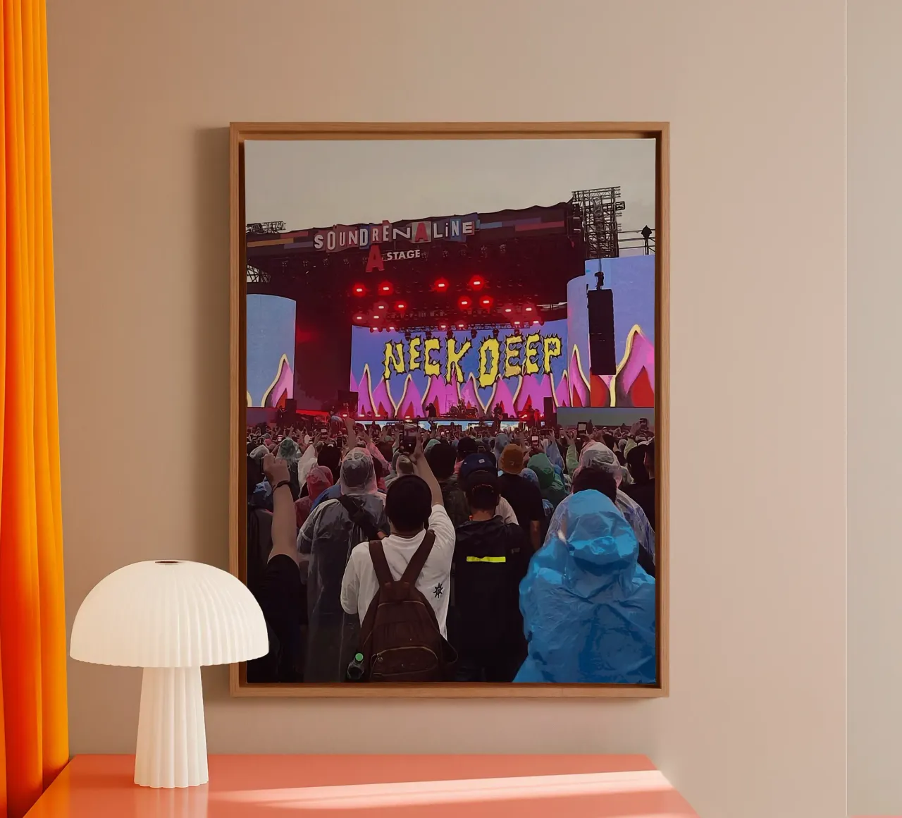 Neck Deep band canvas by vanhesling
