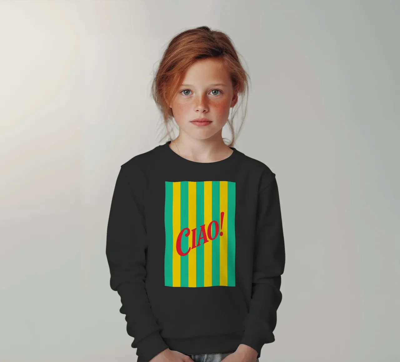 Italian Vibes Only felpa bambino da QuooodZ by MooodzArt