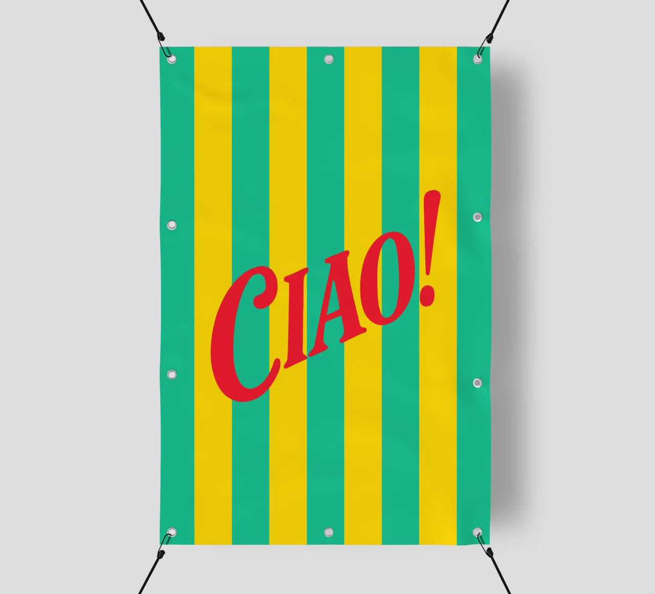 Italian Vibes Only telo in pvc da QuooodZ by MooodzArt