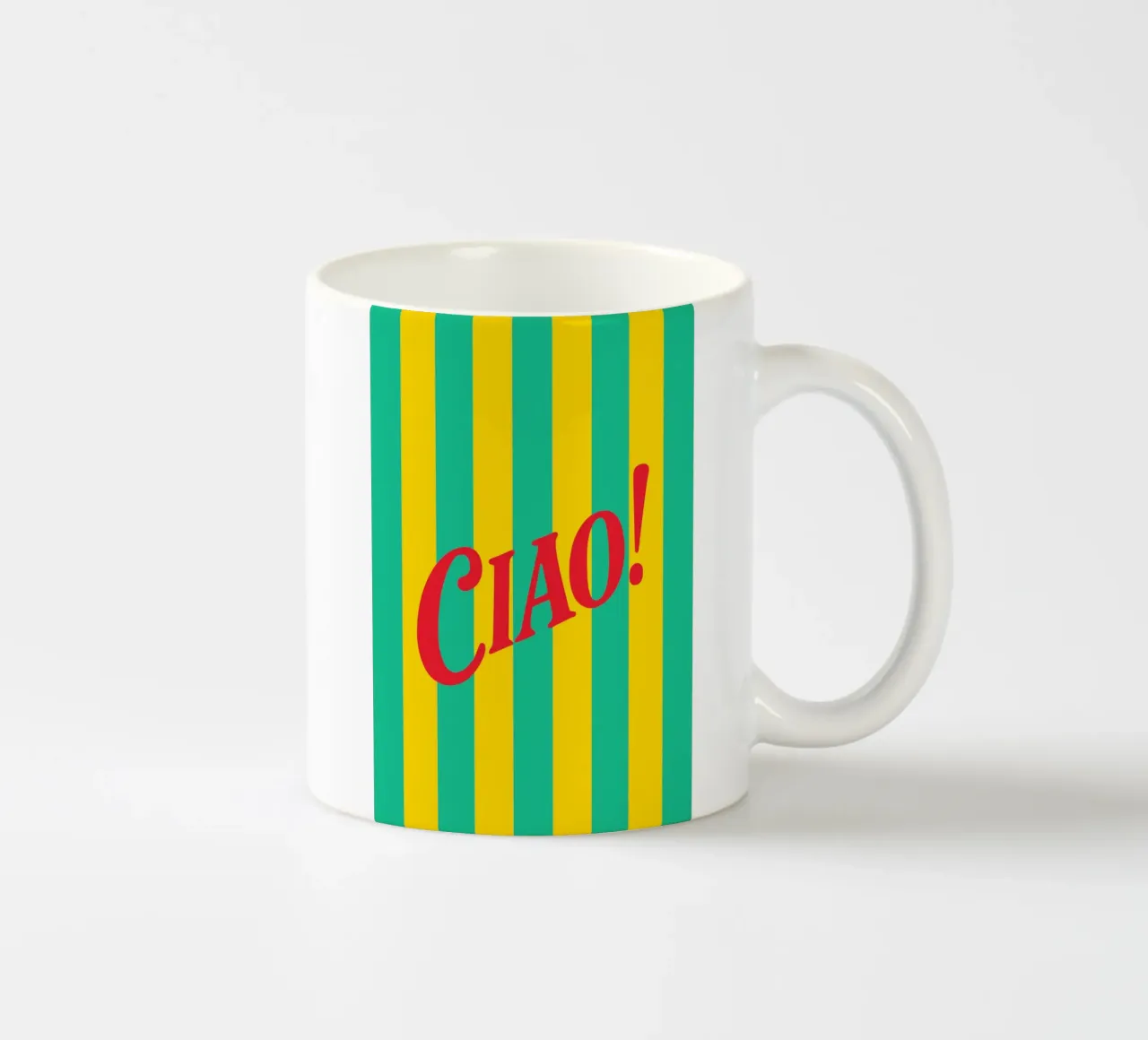 Italian Vibes Only tazza in ceramica da QuooodZ by MooodzArt