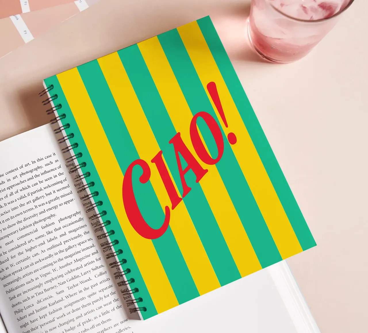 Italian Vibes Only spiral notebook by QuooodZ by MooodzArt