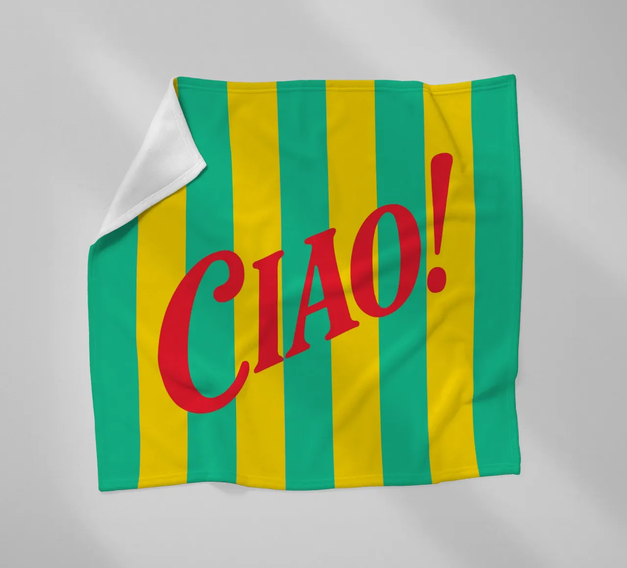 Italian Vibes Only coperta in pile da QuooodZ by MooodzArt