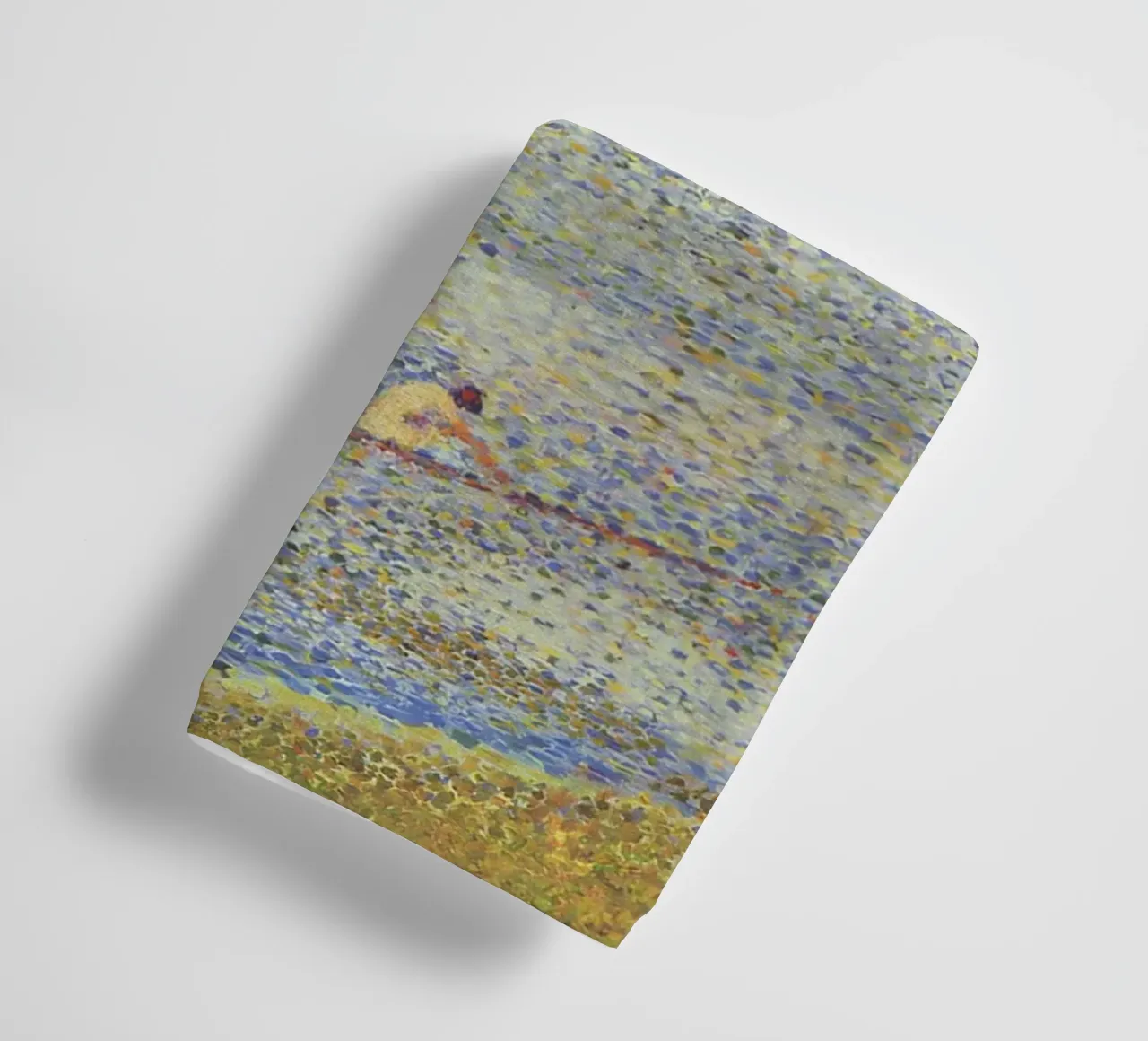 Seurats Segelboot & Skiff - Pointillistische Flussszene Handtuch von NorwesClub