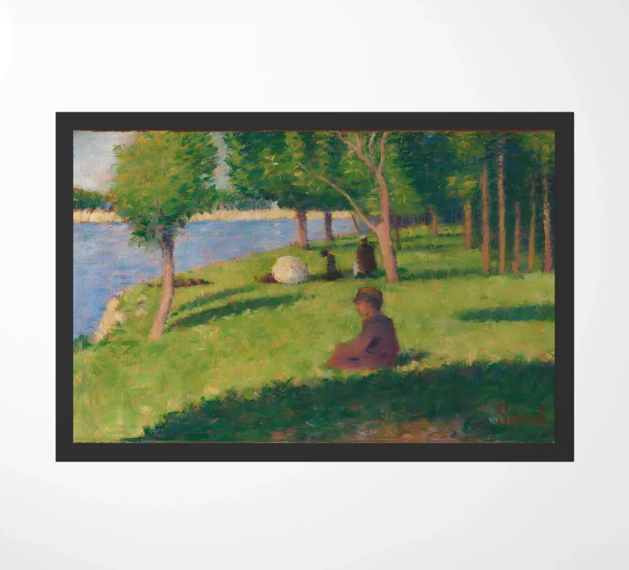 Il picnic sul fiume di Seurat - Il tempo libero del neoimpressionismo zerbino da NorwesClub