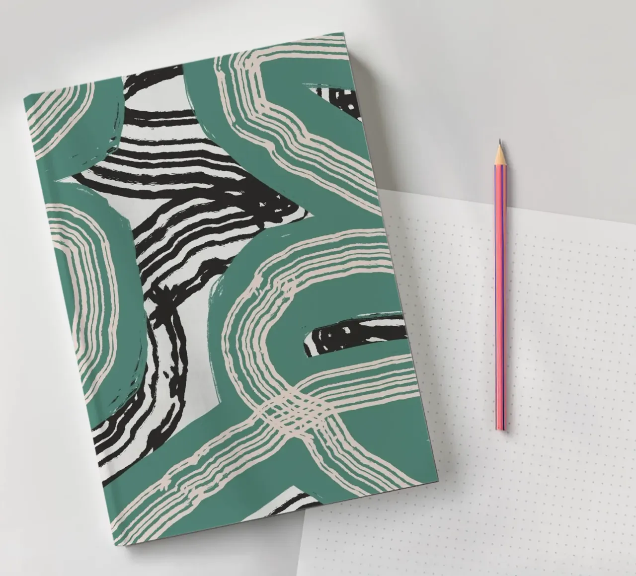 Line abstraction 04 notebook by Little Dean