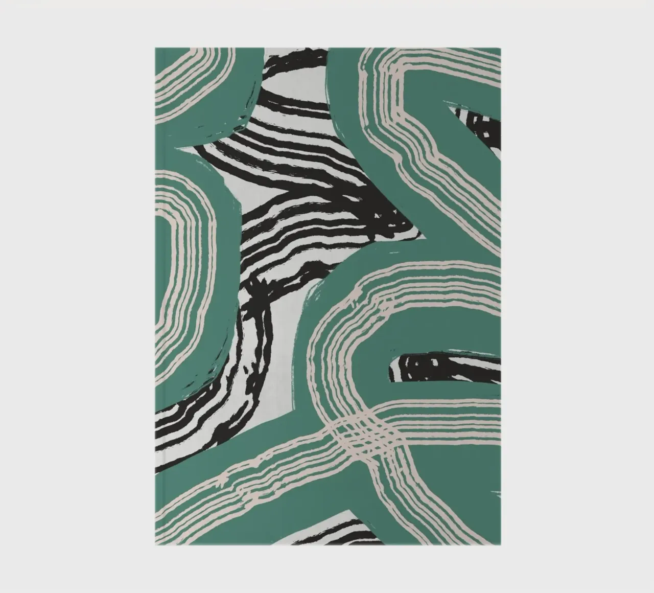 Line abstraction 04 notebook by Little Dean