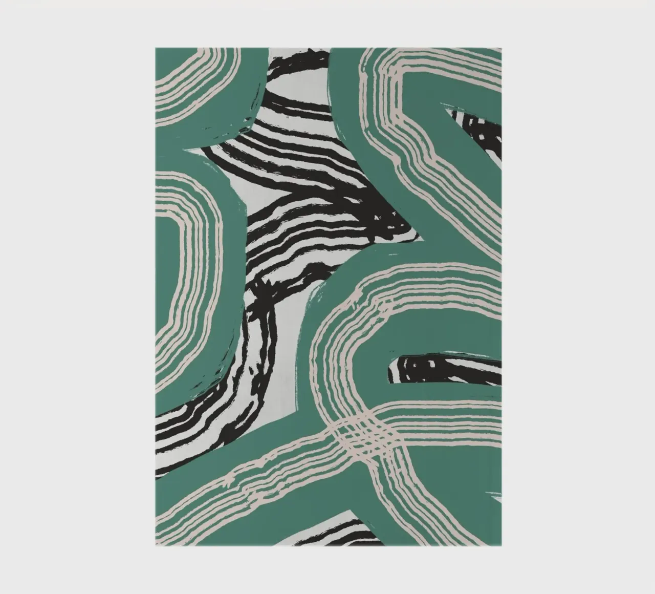 Line abstraction 04 notebook by Little Dean