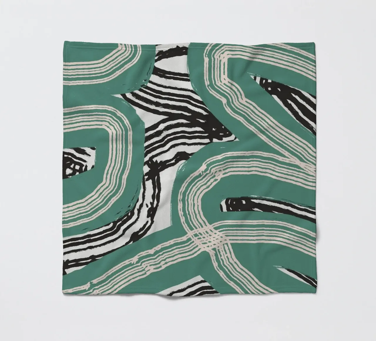 Astrazione delle linee 04 coperta in pile da Little Dean