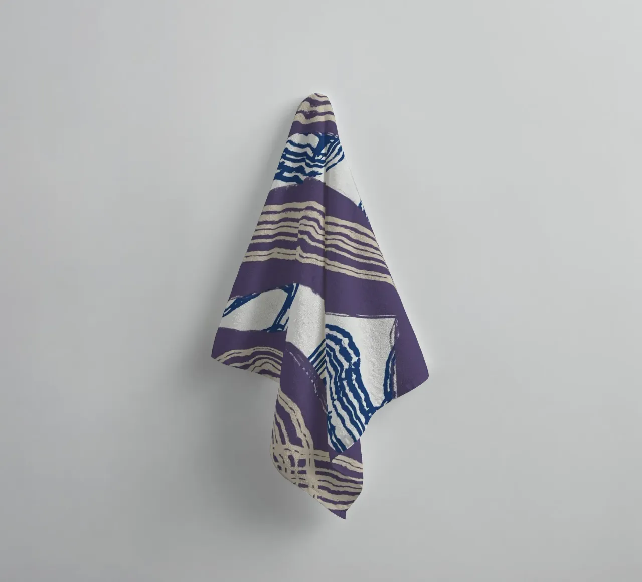 Line abstraction 05 towel by Little Dean
