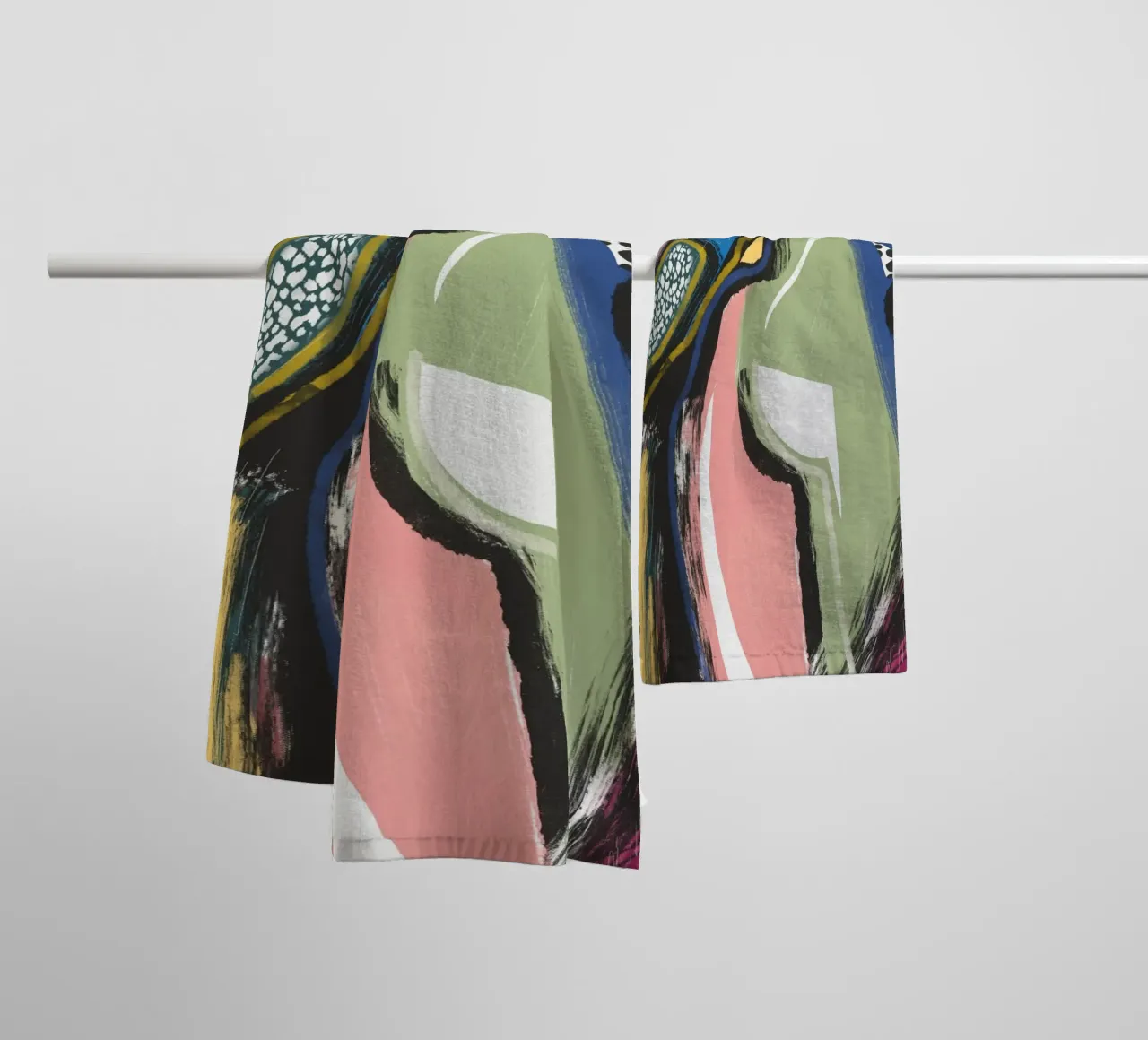 Abstraction 03 towel by Little Dean