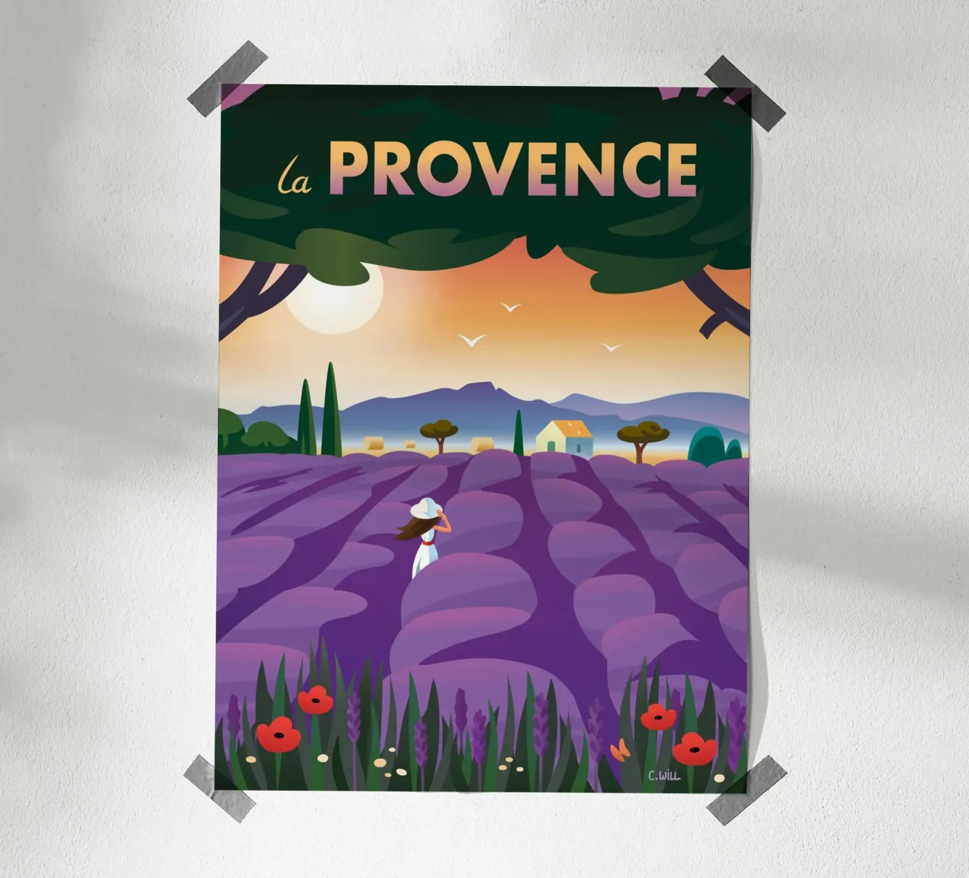 La Provence poster da C.WILL