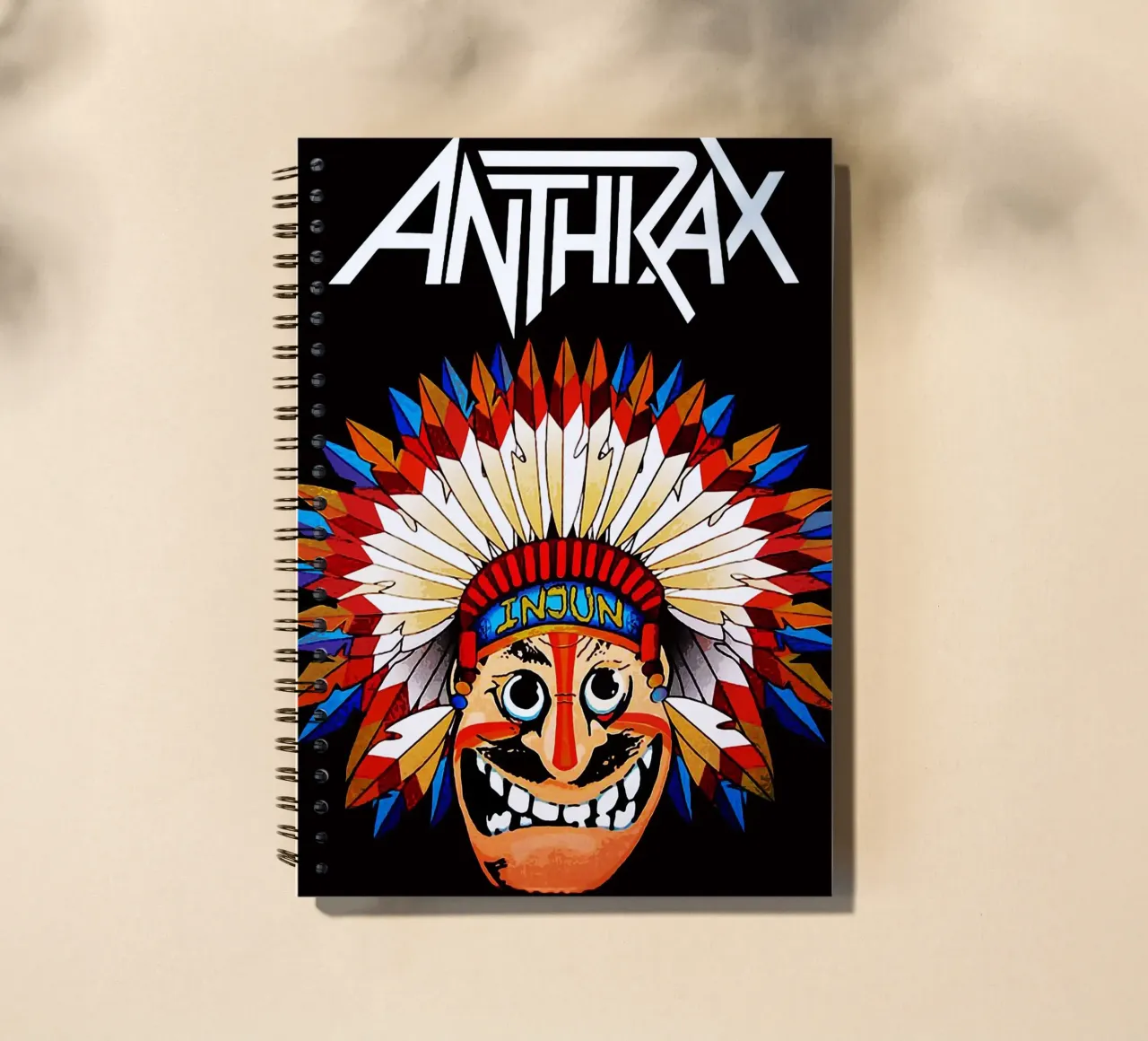 groupe anthrax carnet à spirale de vanhesling