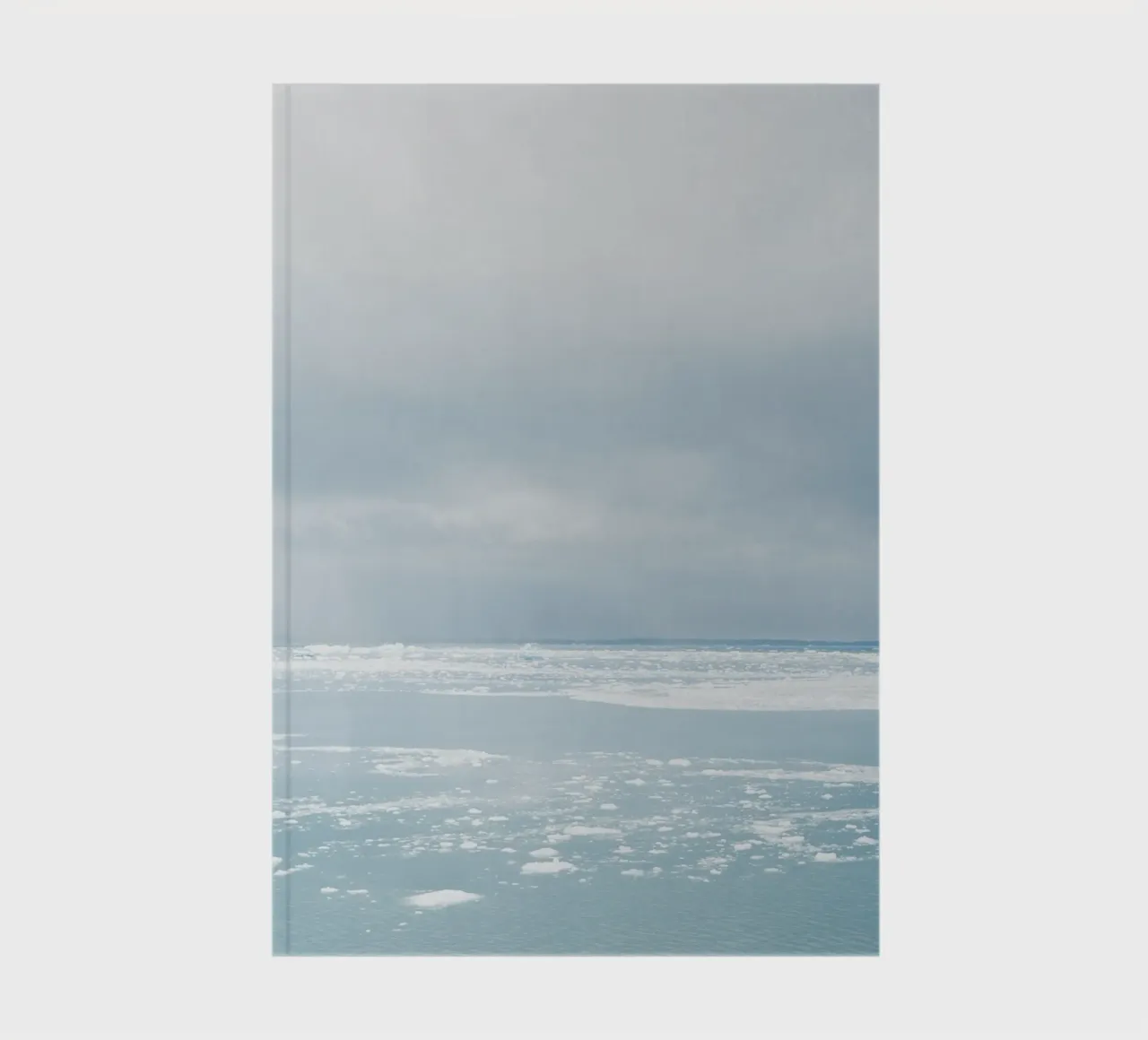 Glacier at the end of the world notebook by KISSA STUDIO