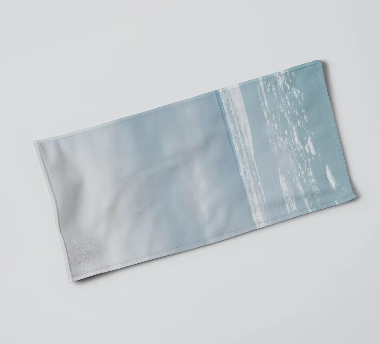 Glacier at the end of the world towel by KISSA STUDIO