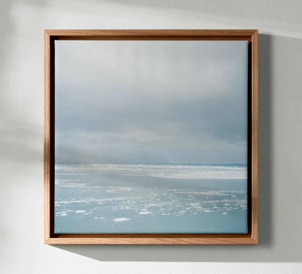 Glacier at the end of the world canvas by KISSA STUDIO