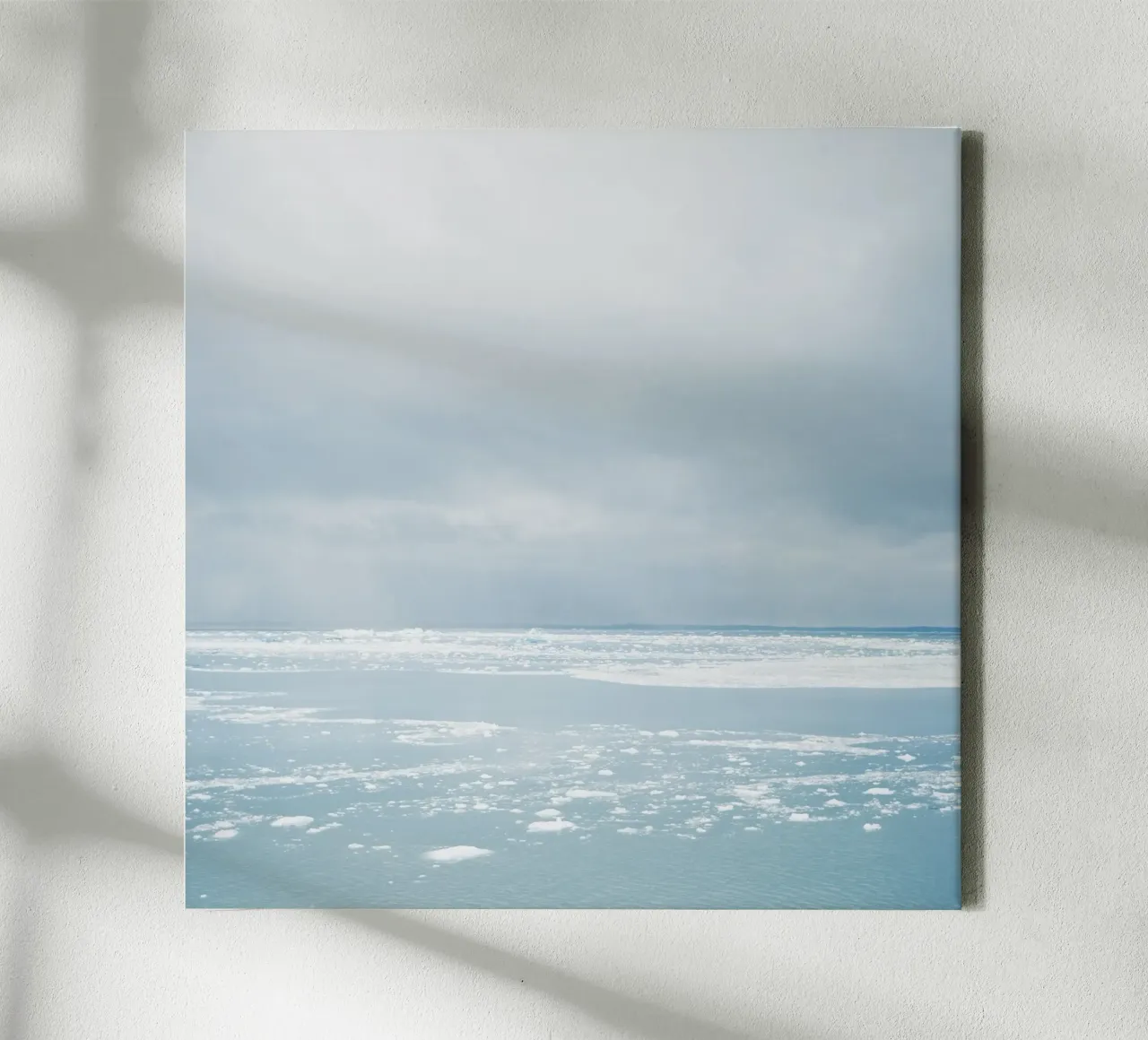 Glacier at the end of the world canvas by KISSA STUDIO