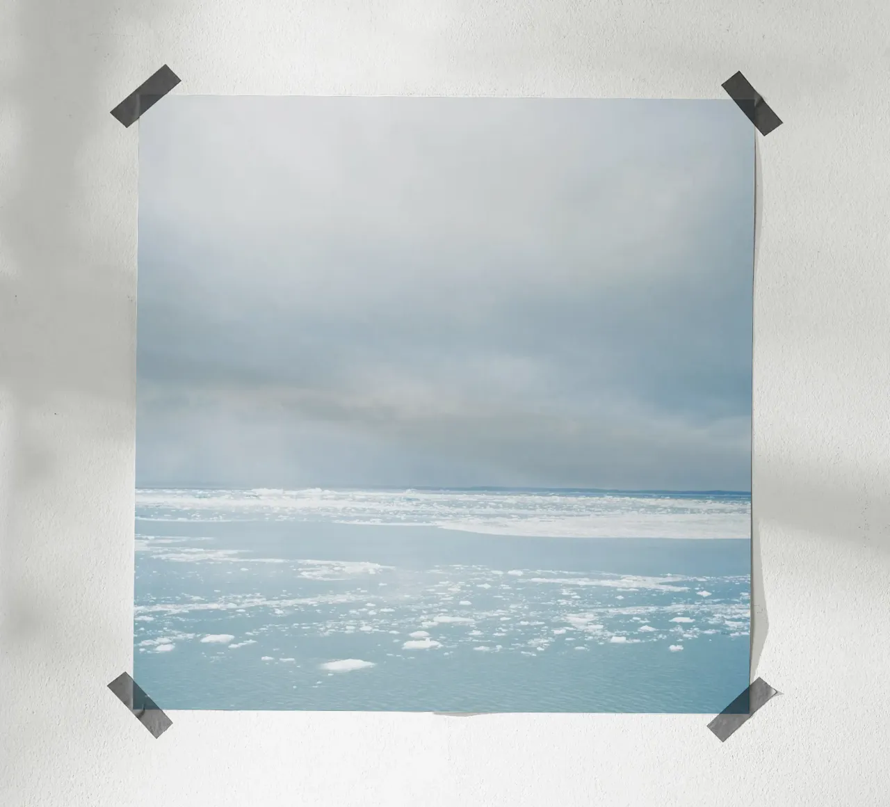 Glacier at the end of the world hahnemühle by KISSA STUDIO
