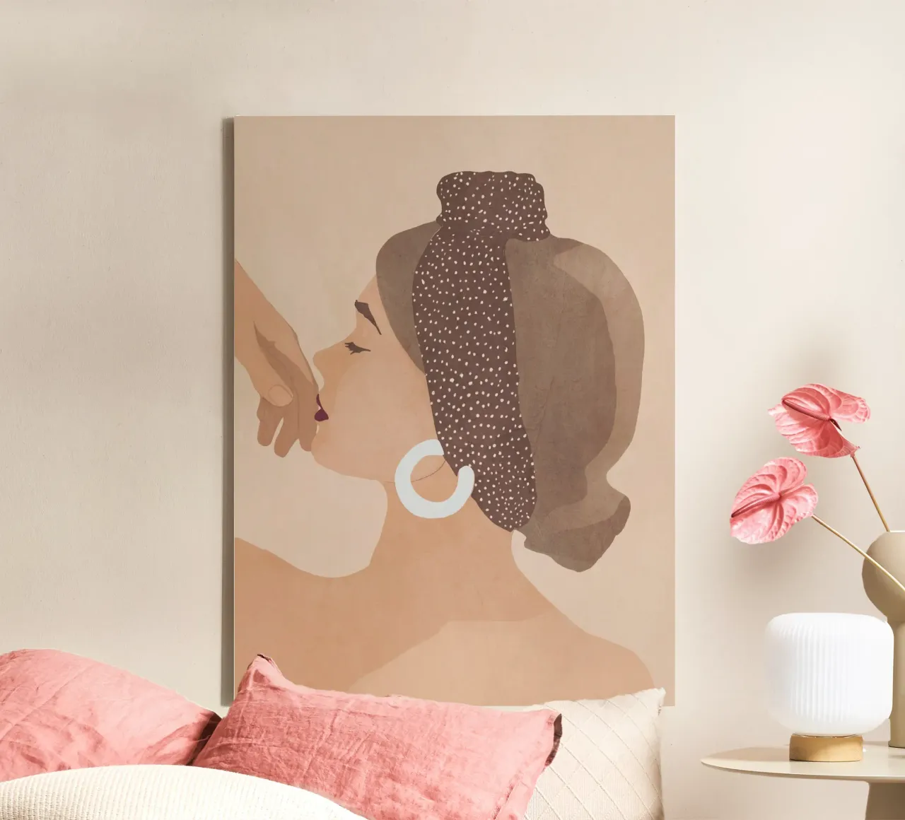 Il tocco gentile tela con Cornice a cassetta da LeaDArt