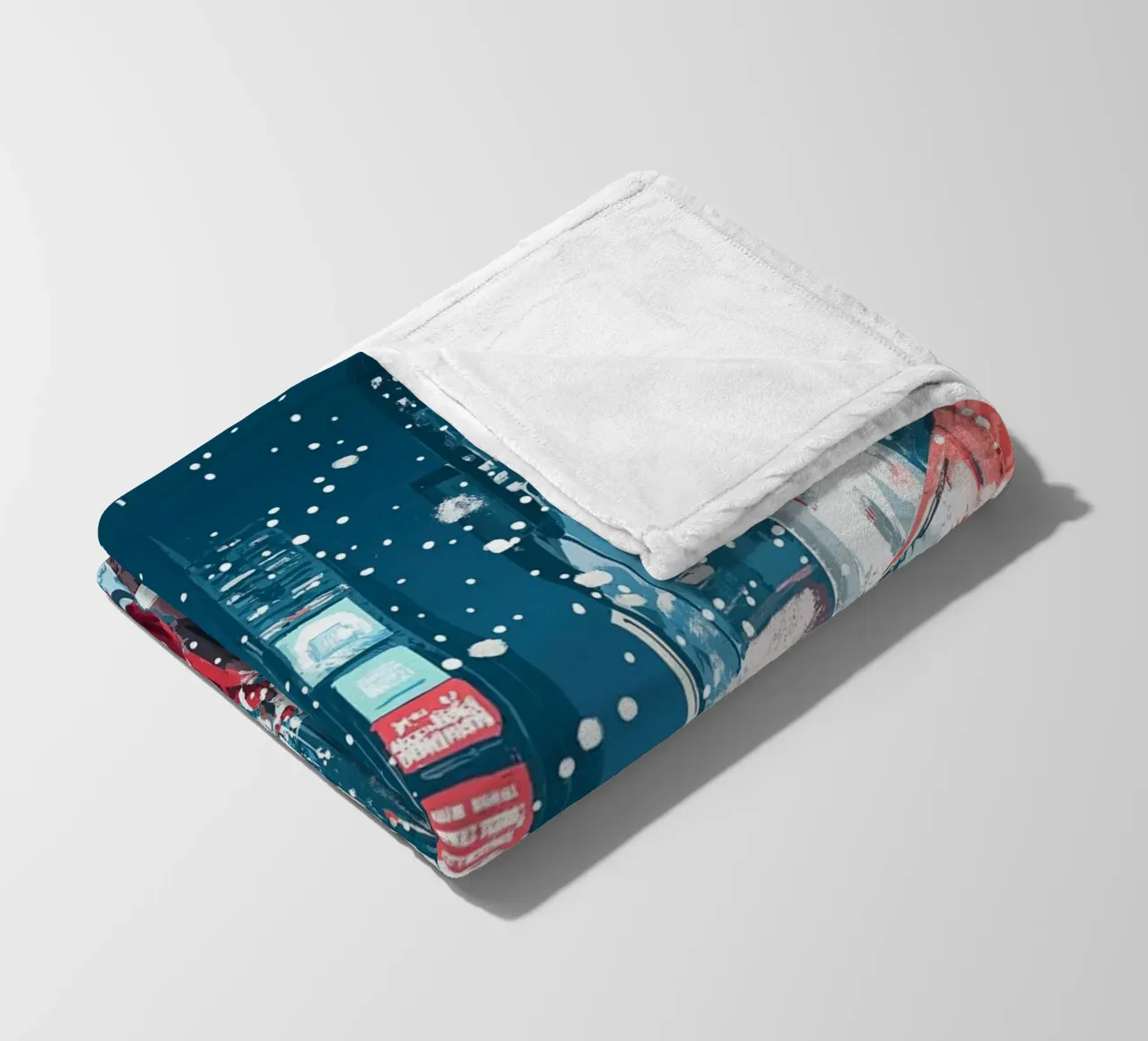 Babbo Natale a Times Square - Divertimento natalizio innevato a NYC coperta in pile da ClubArt