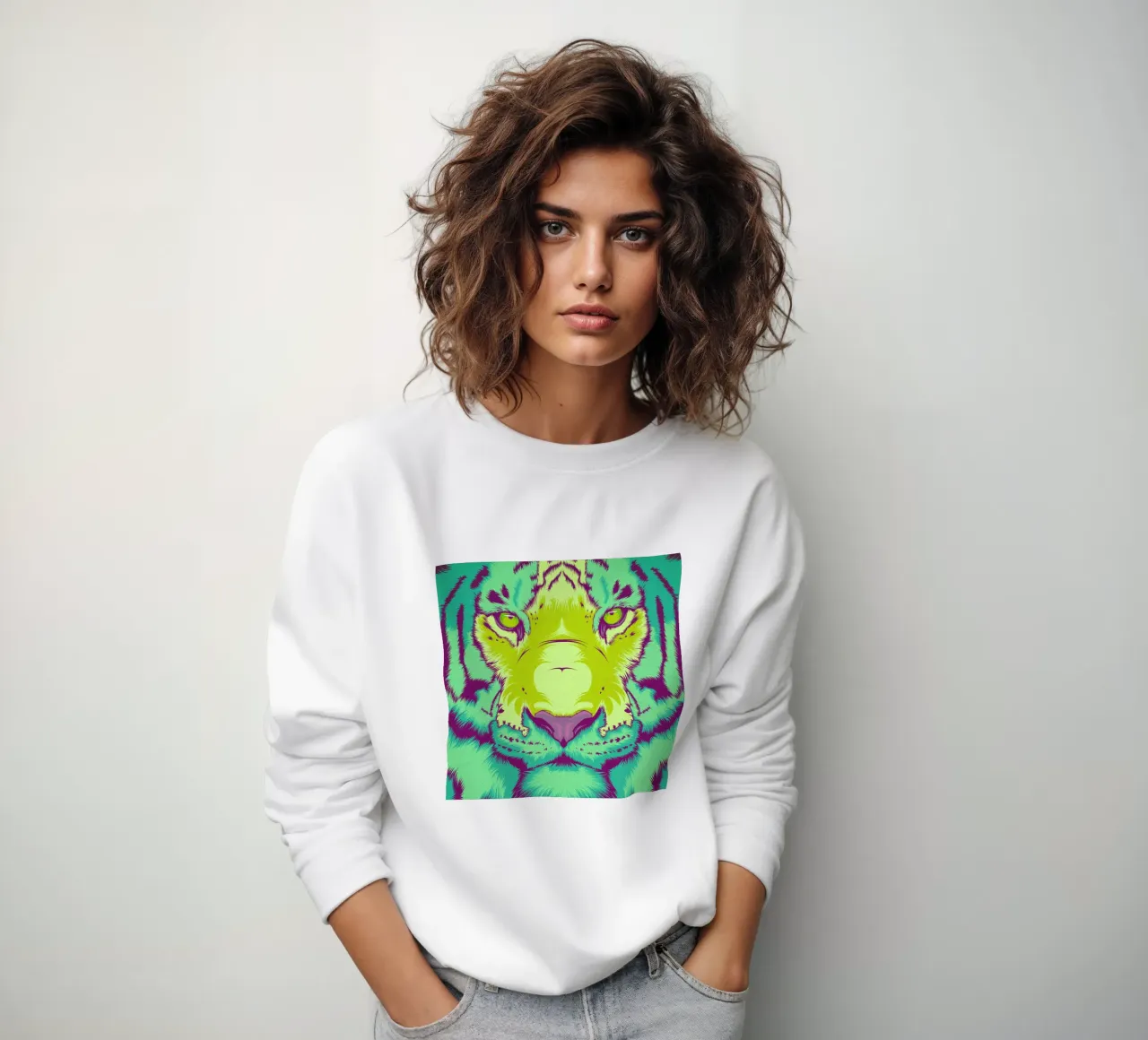 Tiger felpa da Cranio Dsgn