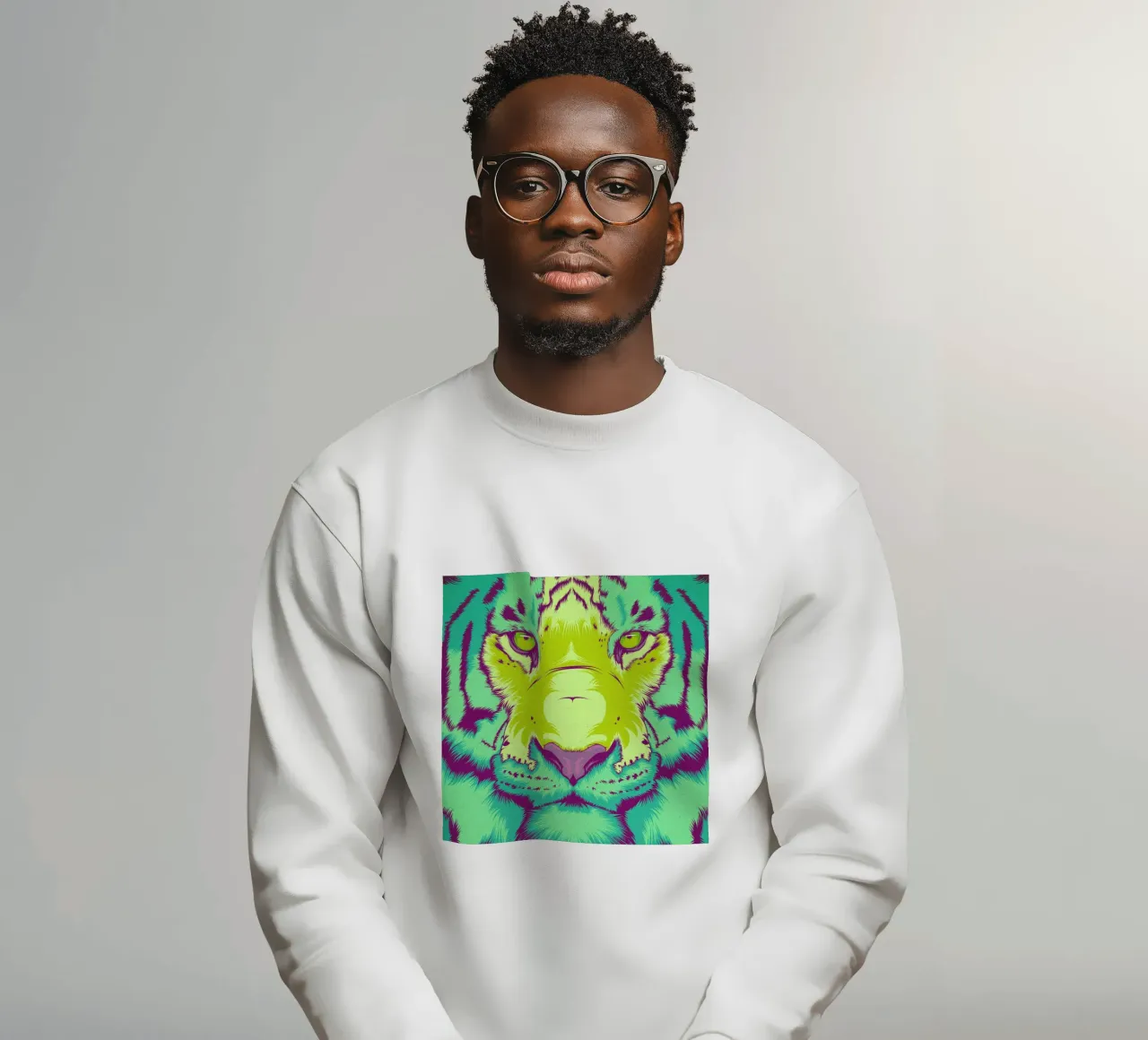 Tiger felpa da Cranio Dsgn