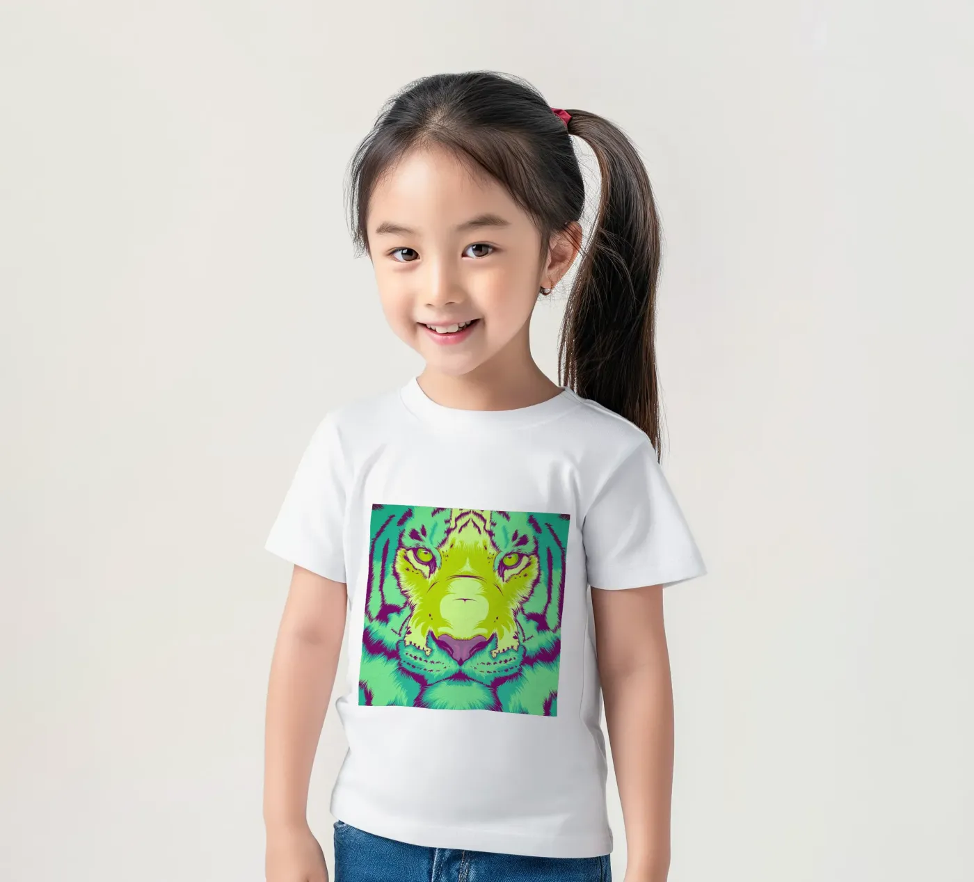 Tiger t-shirt bambini da Cranio Dsgn