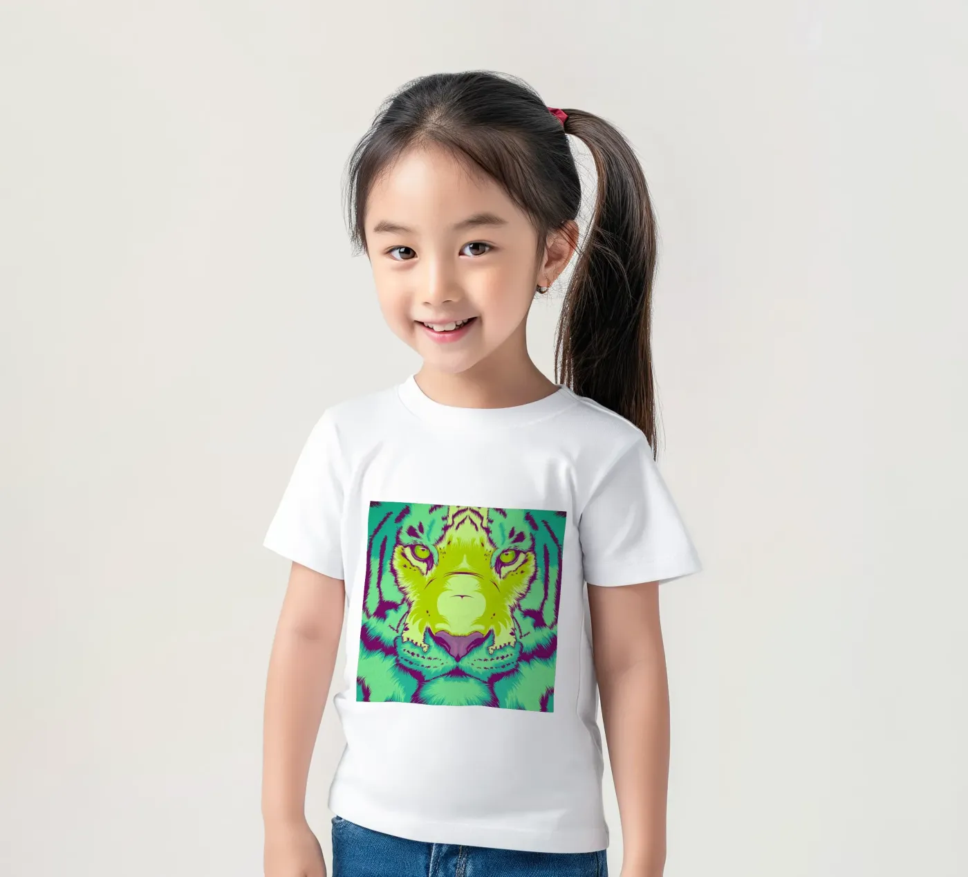 Tiger t-shirt bambini da Cranio Dsgn