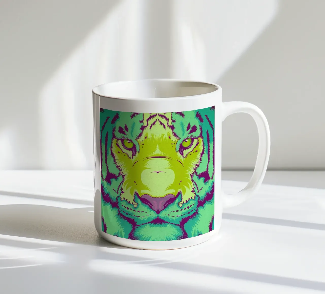 Tiger ceramic mug by Cranio Dsgn