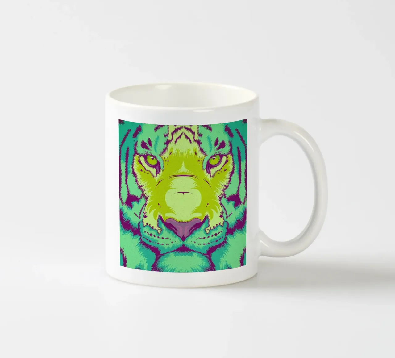 Tiger ceramic mug by Cranio Dsgn