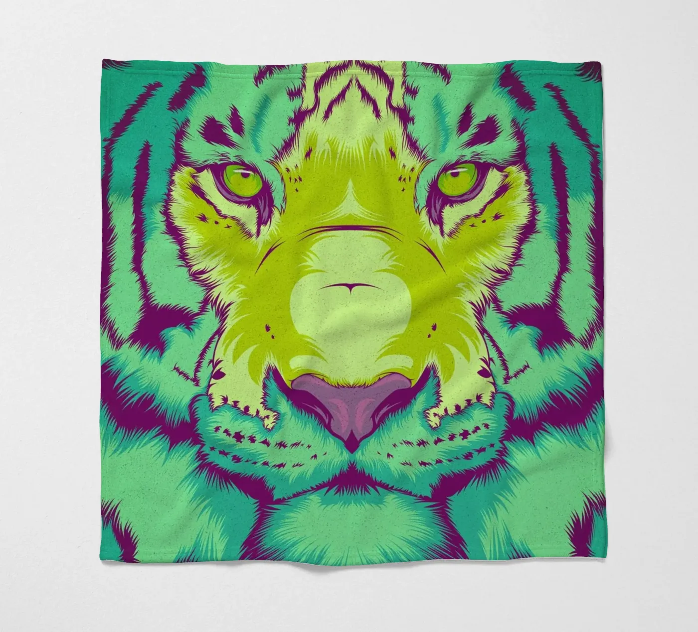 Tiger fleece blanket by Cranio Dsgn