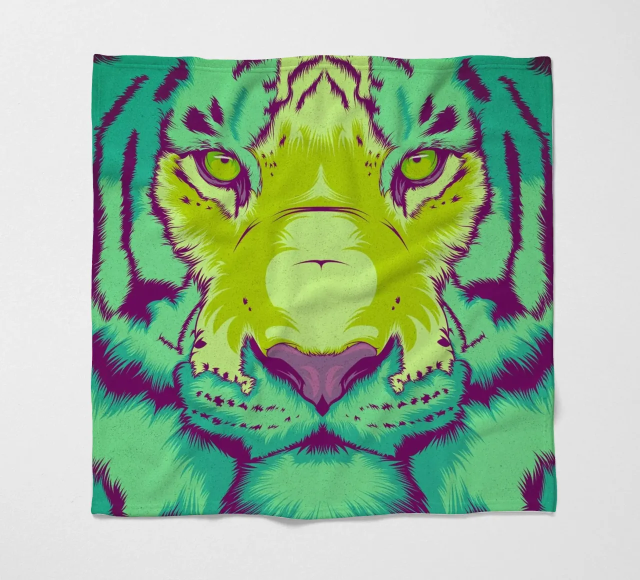 Tiger fleece blanket by Cranio Dsgn