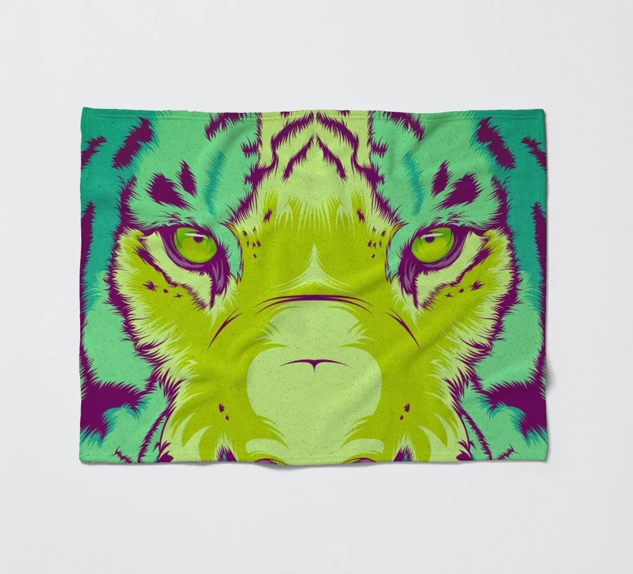 Tiger fleece blanket by Cranio Dsgn
