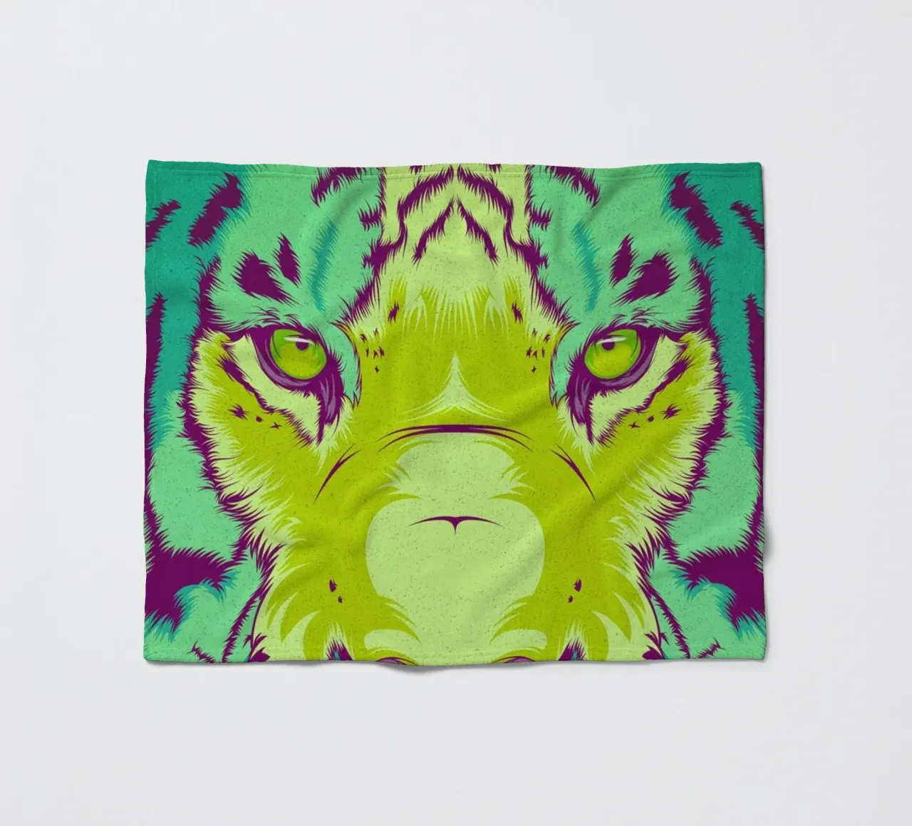 Tiger fleece blanket by Cranio Dsgn