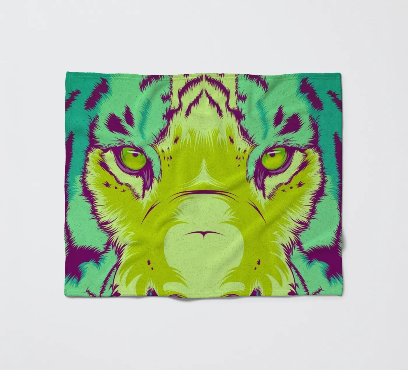 Tiger fleece blanket by Cranio Dsgn