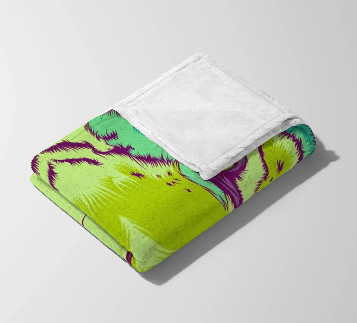 Tiger fleece blanket by Cranio Dsgn