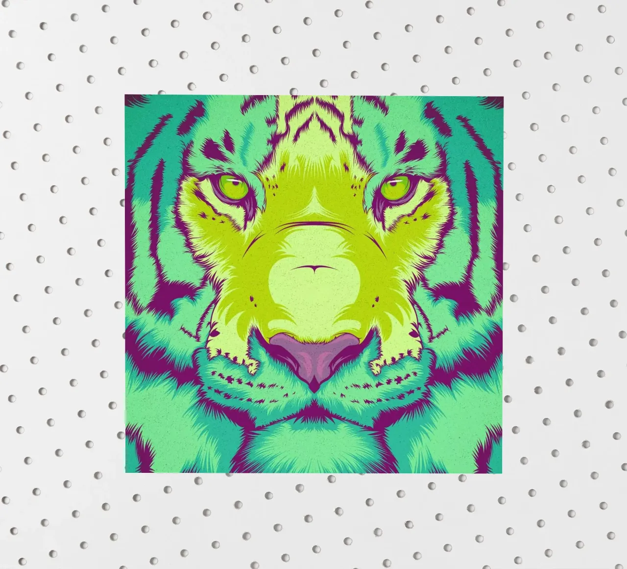 Tiger sticker van Cranio Dsgn