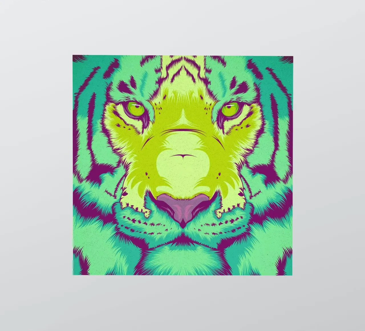 Tiger sticker van Cranio Dsgn