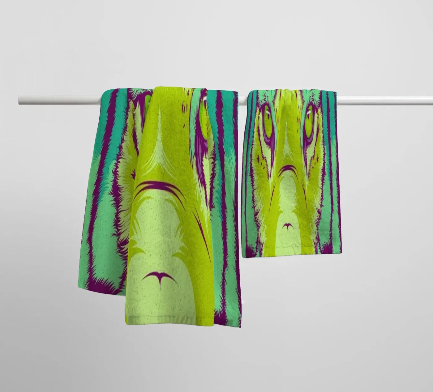 Tiger towel by Cranio Dsgn