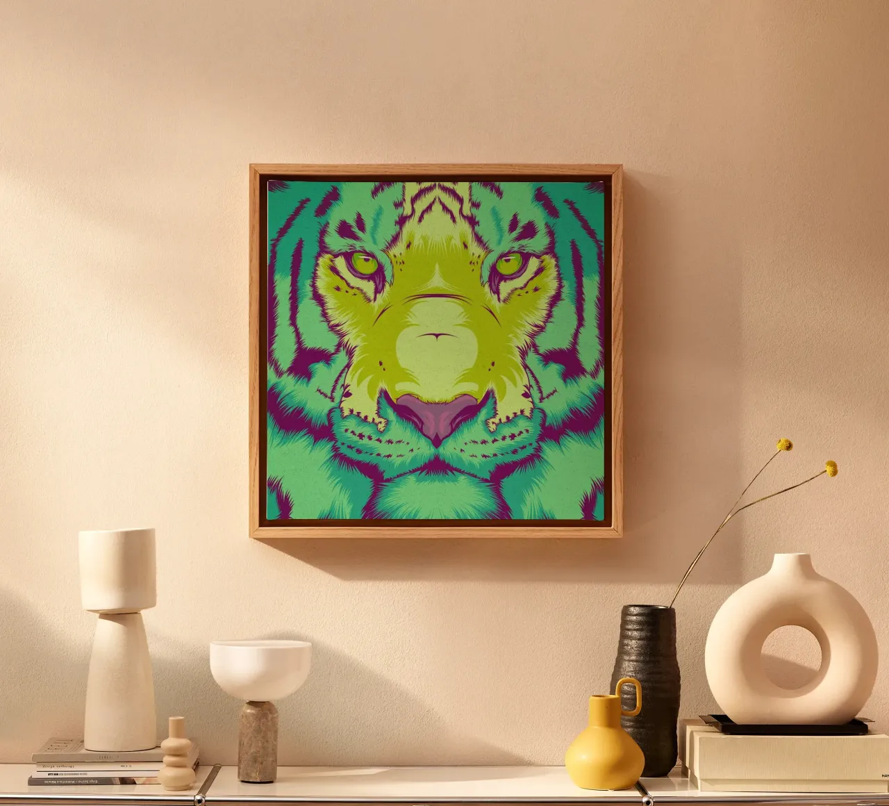 Tiger canvas by Cranio Dsgn