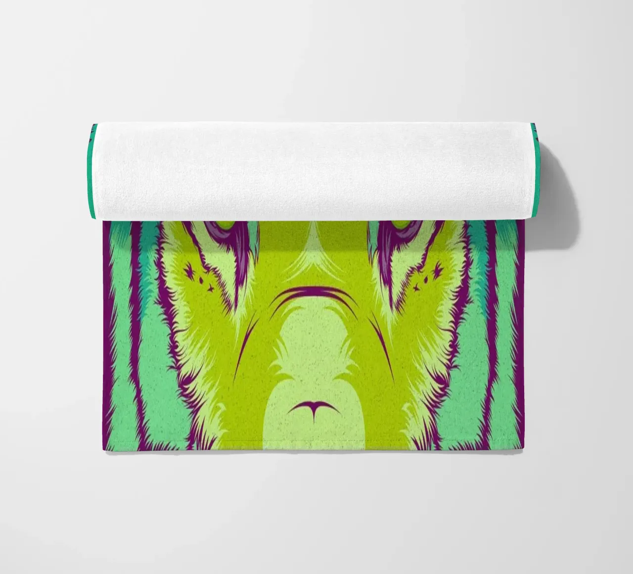 Tiger beach towel by Cranio Dsgn
