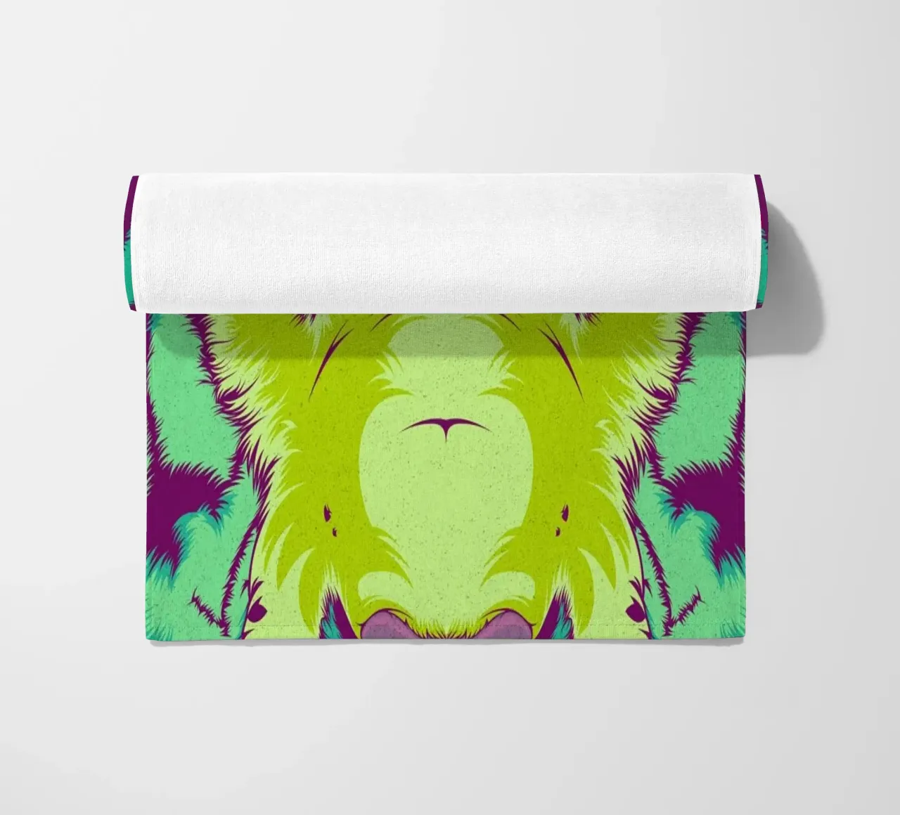 Tiger beach towel by Cranio Dsgn