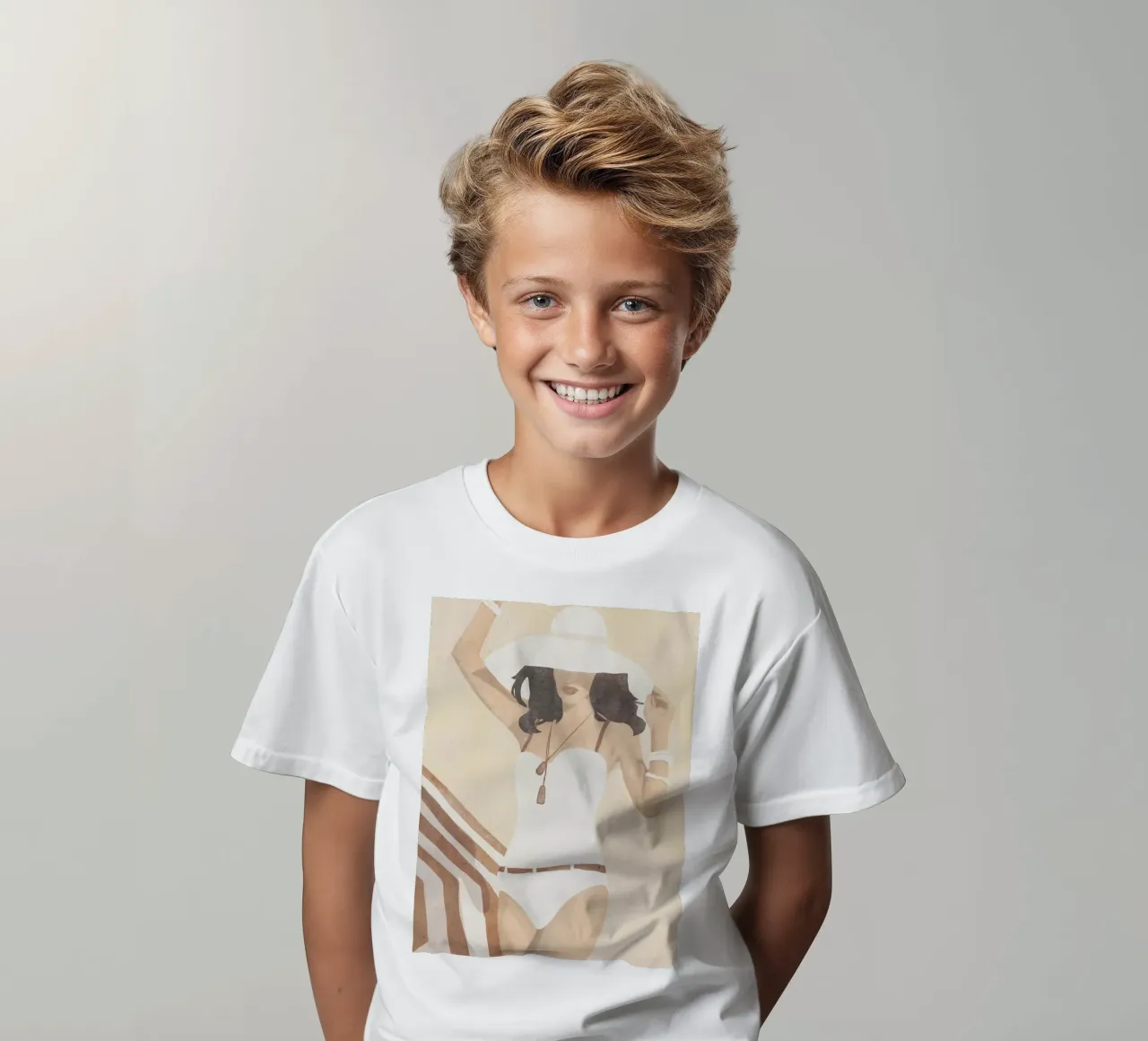 Strandstemming kinder t-shirt van LeaDArt