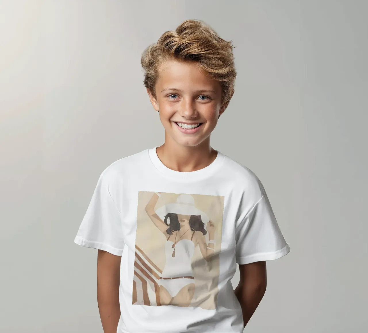 Strandstemming kinder t-shirt van LeaDArt