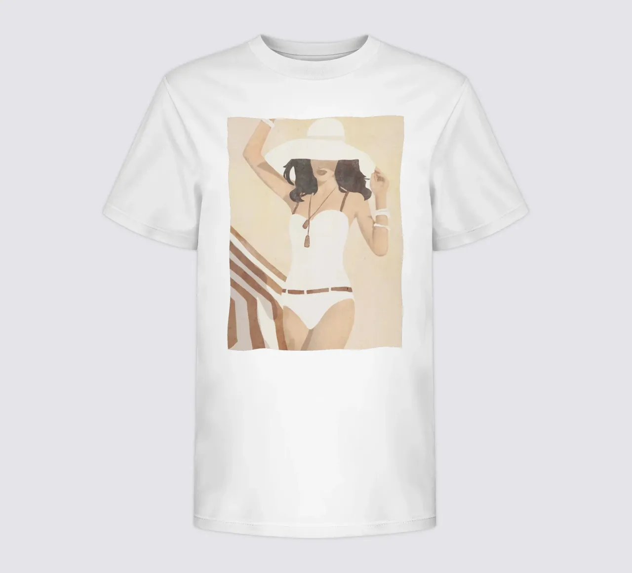 Strandstemming kinder t-shirt van LeaDArt