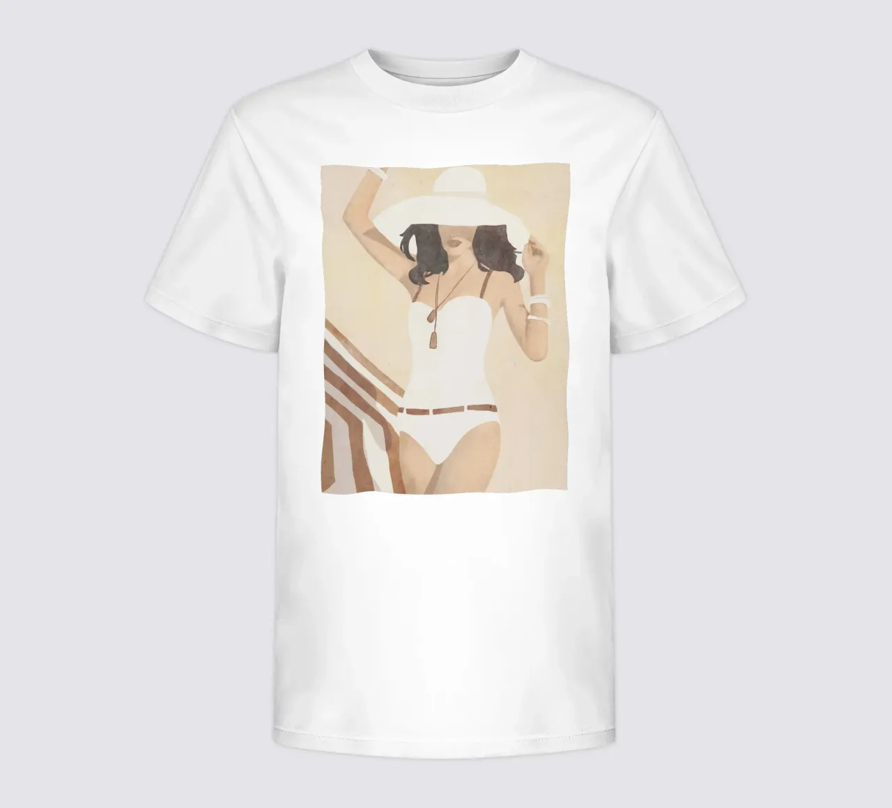 Strandstemming kinder t-shirt van LeaDArt